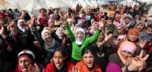 Syrian-refugees-protest-340x161