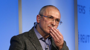 Former Russian tycoon Mikhail Khodorkovsky speaks during a Reuters Newsmaker event at Canary Wharf in London, Britain, November 26, 2015. REUTERS/Peter Nicholls