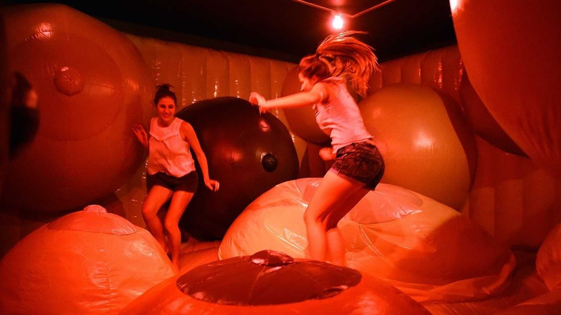 Image result for the museum of sex nyc  The Bouncy Castle of Breasts