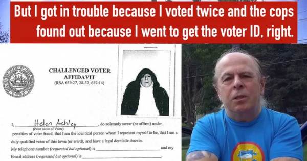 World News:New Hampshire Man Arrested For Voting Twice in 2016 Election ...